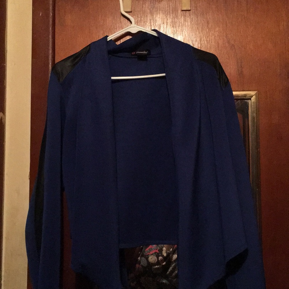 Blue and black jacket
